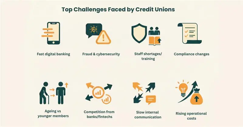 Challenges faced by credit union