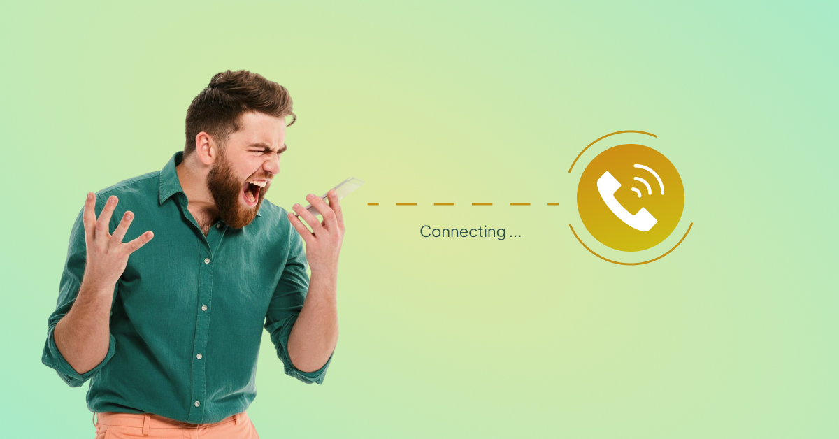 Title card reading The Angry Customer Problem Starts Before the Call Connects